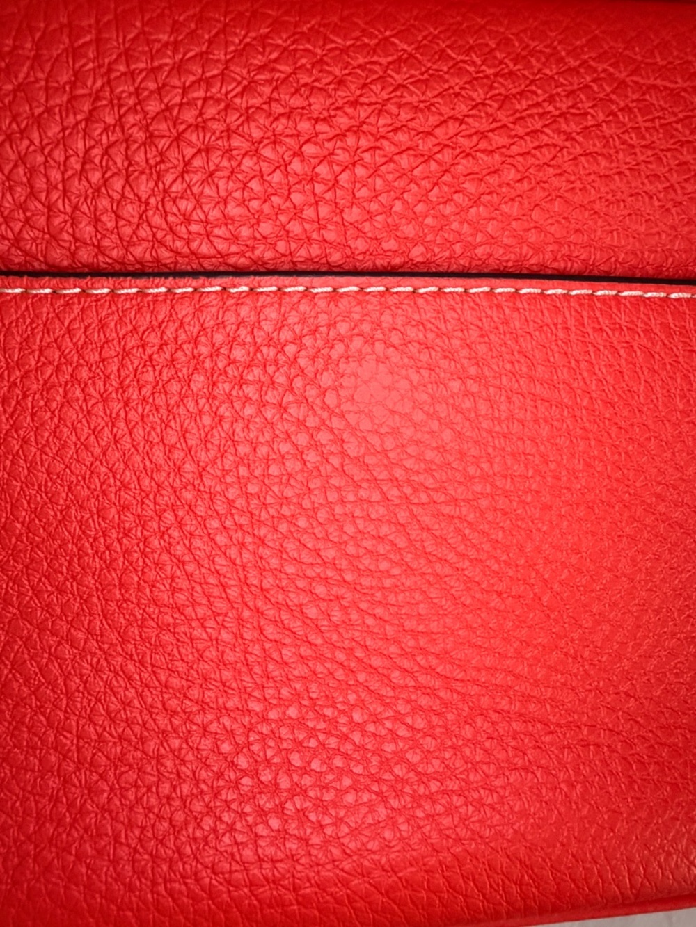 J Crew Red Leather Bag - Picture 6 of 7